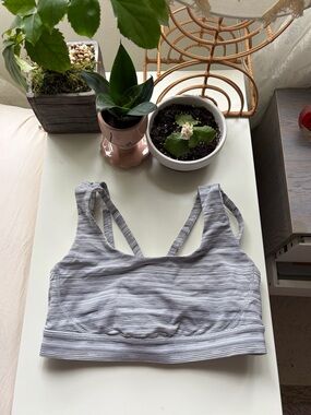 Lululemon Grey Sports Bra